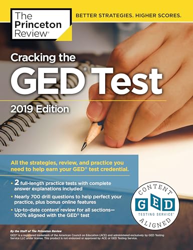 Beispielbild fr Cracking the GED Test with 2 Practice Exams, 2019 Edition : All the Strategies, Review, and Practice You Need to Help Earn Your GED Test Credential zum Verkauf von Better World Books