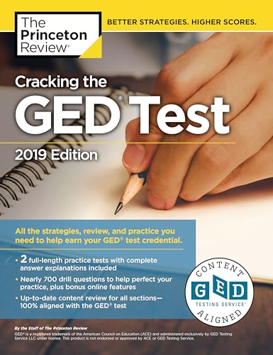Stock image for Cracking the GED Test with 2 Practice Exams, 2019 Edition: All the Strategies, Review, and Practice You Need to Help Earn Your GED Test Credential (College Test Preparation) for sale by Dream Books Co.