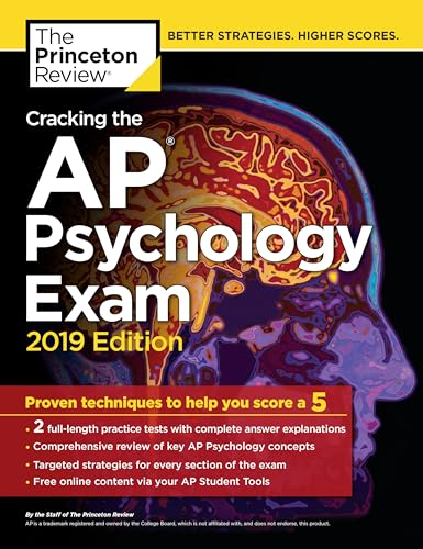 Stock image for Cracking the AP Psychology Exam, 2019 Edition: Practice Tests & Proven Techniques to Help You Score a 5 (College Test Preparation) for sale by Orion Tech