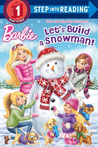 9781524764807: Let's Build a Snowman! (Barbie) (Step into Reading)