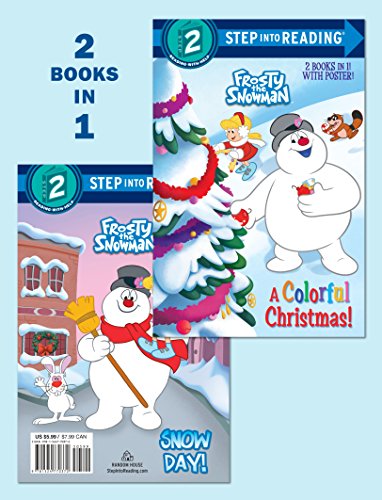Imagen de archivo de A Colorful Christmas!/Snow Day! (Frosty the Snowman) (Step into Reading) a la venta por Your Online Bookstore