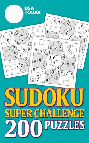 9781524851125: USA TODAY Sudoku Super Challenge: 200 Puzzles (USA Today Puzzles) (Volume 24)