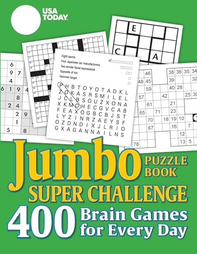 Stock image for USA TODAY Jumbo Puzzle Book Super Challenge: 400 Brain Games for Every Day (USA Today Puzzles) (Volume 27) for sale by Decluttr