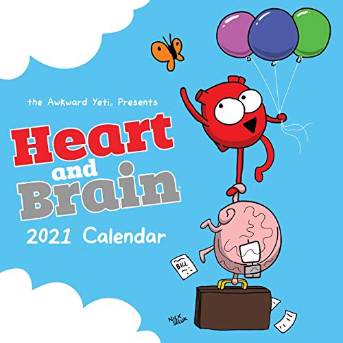 Stock image for Heart and Brain 2021 Wall Calendar for sale by GF Books, Inc.