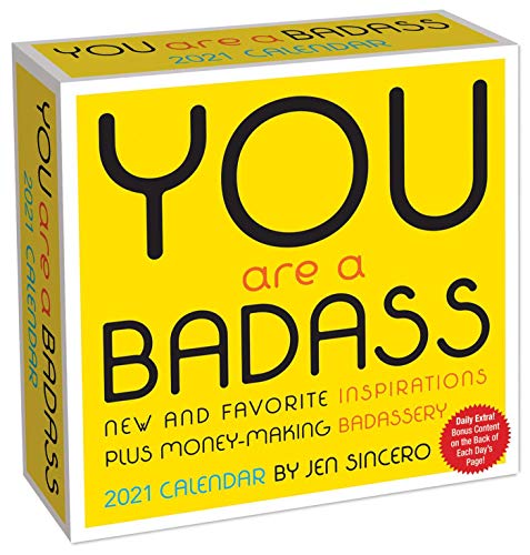 9781524858032: You Are a Badass 2021 Day-to-Day Calendar
