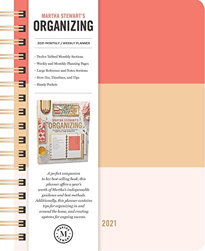 Imagen de archivo de Martha Stewart's Organizing 2021 Monthly/Weekly Planner Calendar a la venta por SecondSale