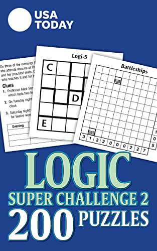 Stock image for USA TODAY Logic Super Challenge 2: 200 Puzzles (USA Today Puzzles) (Volume 31) for sale by BooksRun