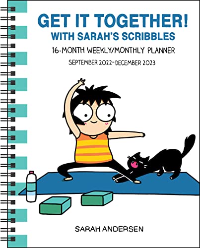 Stock image for Sarah's Scribbles 16-Month 2022-2023 Weekly/Monthly Planner Calendar: Get It Together! for sale by SecondSale