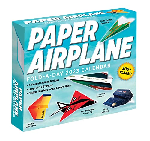 Stock image for Paper Airplane 2023 Fold-A-Day Calendar for sale by Goodwill Books