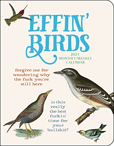 9781524875206: Effin' Birds 12-Month 2023 Monthly/Weekly Planner Calendar