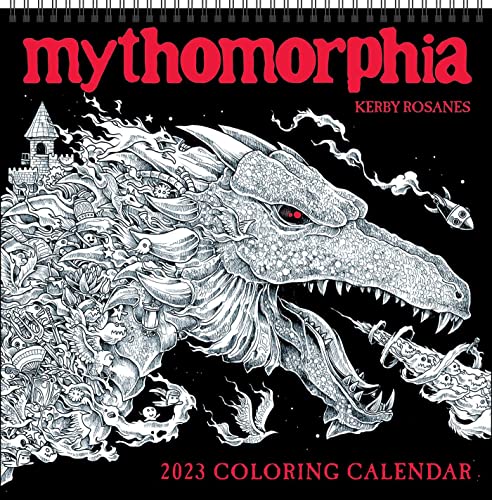 Mythomorphia 2023 Coloring Wall Calendar - Rosanes, Kerby