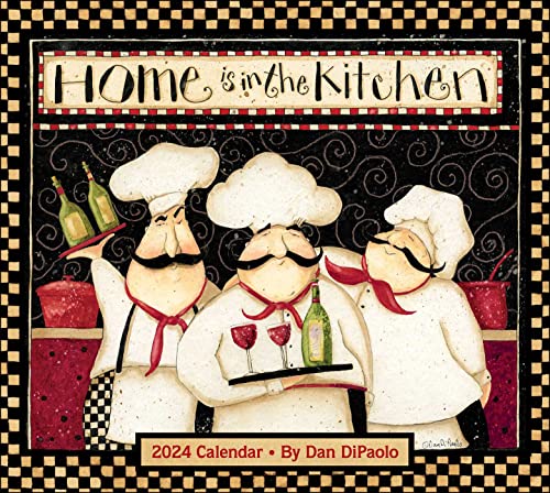 Beispielbild fr Home is in the Kitchen 2024 Deluxe Wall Calendar zum Verkauf von Books Unplugged