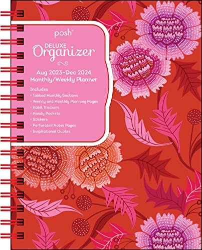 Posh: Deluxe Organizer 17-Month 2023-2024 Monthly/Weekly Softcover Planner Calen: Dahlia Days (Calendar)