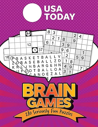 Beispielbild fr USA Today Brain Games: 280 Seriously Fun Puzzles (USA Today Puzzles) zum Verkauf von WorldofBooks