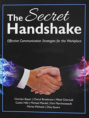 Beispielbild fr The Secret Handshake: Effective Communication Strategies for the Workplace zum Verkauf von SecondSale