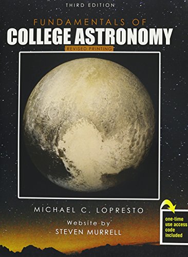 9781524904449: Fundamentals of College Astronomy - AbeBooks - Michael C Lopresto; Steven Murrell