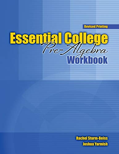 Stock image for Essential College Pre-Algebra for sale by Lucky's Textbooks