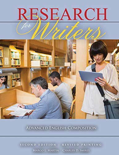 Beispielbild fr Research for Writers: Advanced English Composition zum Verkauf von BooksRun