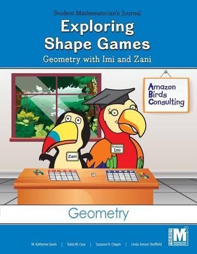 Stock image for Project M2 Level 1 Unit 1: Exploring Shape Games: Geometry with Imi and Zani Student Mathematician Journal for sale by Allied Book Company Inc.