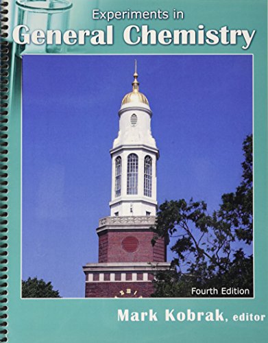 9781524917838: Experiments in General Chemistry