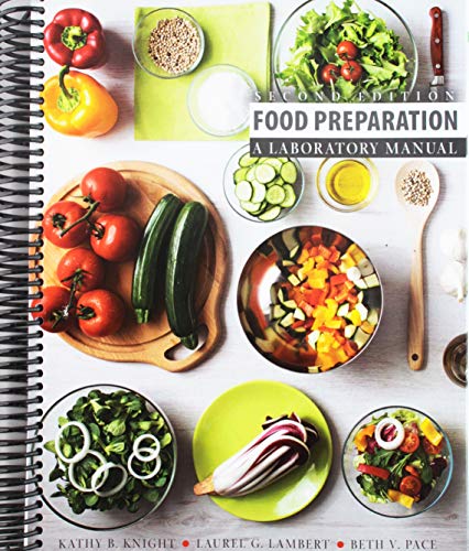 Stock image for Food Preparation: A Laboratory Manual for sale by GoldBooks