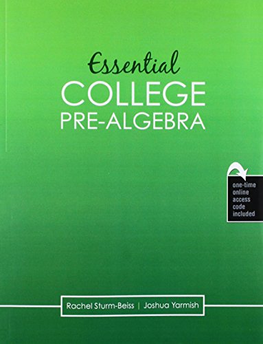 Stock image for Essential College Pre-Algebra for sale by GF Books, Inc.