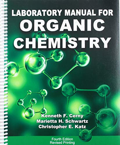 Beispielbild fr Laboratory Manual for Organic Chemistry zum Verkauf von GF Books, Inc.