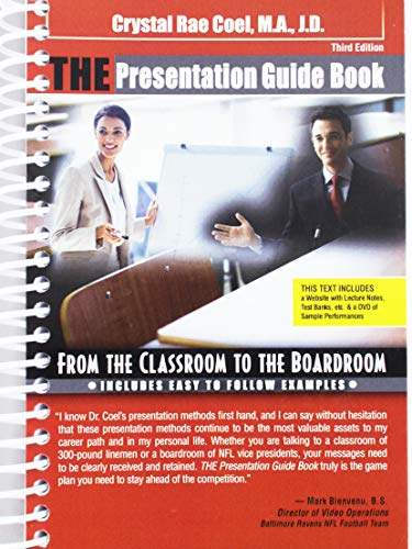 the presentation guide book from the classroom to the boardroom