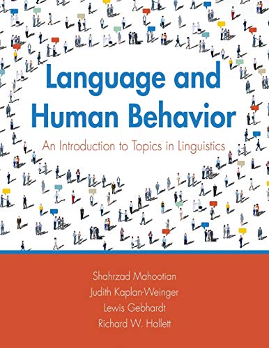Stock image for Language and Human Behavior: An Introduction to Topics in Linguistics for sale by HPB-Ruby
