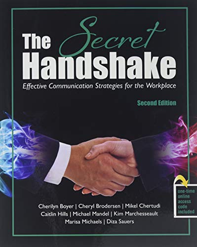 Imagen de archivo de The Secret Handshake: Effective Communication Strategies for the Workplace a la venta por HPB-Emerald