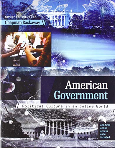 Stock image for American Government: Political Culture in an Online World for sale by BooksRun