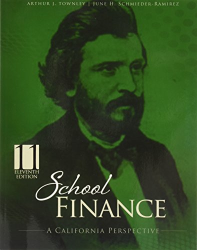 Beispielbild fr School Finance: A California Perspective zum Verkauf von Books Unplugged