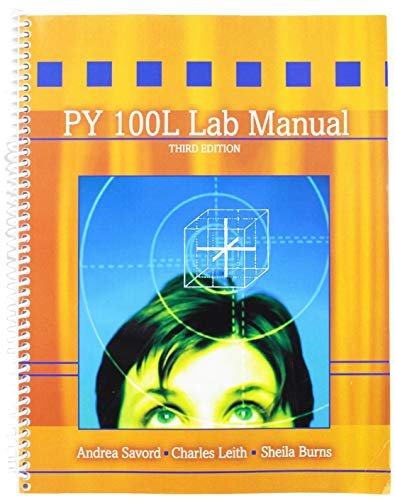 Stock image for PY 100L Lab Manual for sale by Irish Booksellers