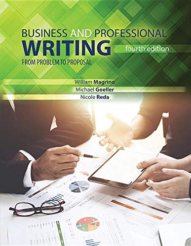 Imagen de archivo de Business and Professional Writing: From Problem to Proposal a la venta por BooksRun