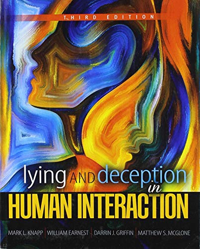 Imagen de archivo de Lying and Deception in Human Interaction a la venta por Revaluation Books