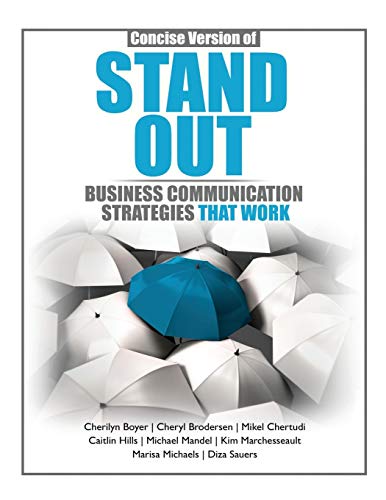 9781524984694: Concise Version of Stand Out: Business Communication Strategies that Work