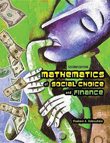 Imagen de archivo de Mathematics of Social Choice and Finance a la venta por PBShop.store US