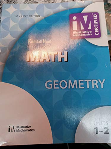 Beispielbild fr KENDALL HUNT MATH UNITS 1-2 GEOMETRY zum Verkauf von ThriftBooks-Dallas