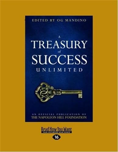 9781525239519: A Treasury of Success Unlimited