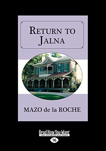9781525251498: Return to Jalna