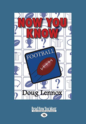 Imagen de archivo de Now You Know Football a la venta por Revaluation Books