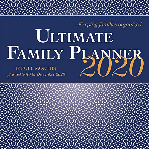 Beispielbild fr Ultimate Family Planner 2020 12 x 12 Inch Monthly Square Wall Calendar with Foil Stamped Cover by Wyman Publishing, Stationery Organizer zum Verkauf von Books Unplugged