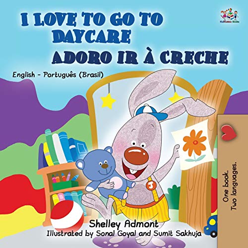 Stock image for I Love to Go to Daycare (English Portuguese Bilingual Book for Kids): Brazilian Portuguese (English Portuguese Bilingual Collection - Brazil) (Portuguese Edition) for sale by Big River Books