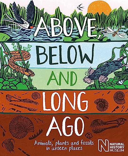 Stock image for Above, Below and Long Ago: Animals, plants and fossils in unseen places for sale by WorldofBooks