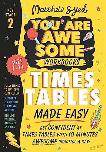 Beispielbild fr Times Tables Made Easy: Get confident at times tables with 10 minutes' awesome practice a day! (You Are Awesome) zum Verkauf von AwesomeBooks