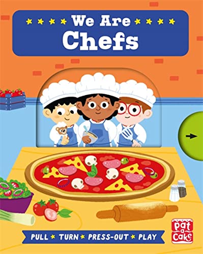 Stock image for We Are Chefs: A pull, turn and press-out board book for sale by WorldofBooks