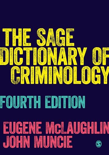 Imagen de archivo de The SAGE Dictionary of Criminology a la venta por WorldofBooks