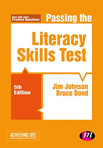 Stock image for Passing the Literacy Skills Test (Achieving QTS Series) for sale by AwesomeBooks