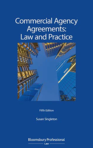 Beispielbild fr Commercial Agency Agreements: Law and Practice zum Verkauf von Books From California