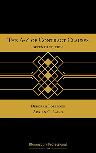 Stock image for The A-Z of Contract Clauses for sale by BooksRun